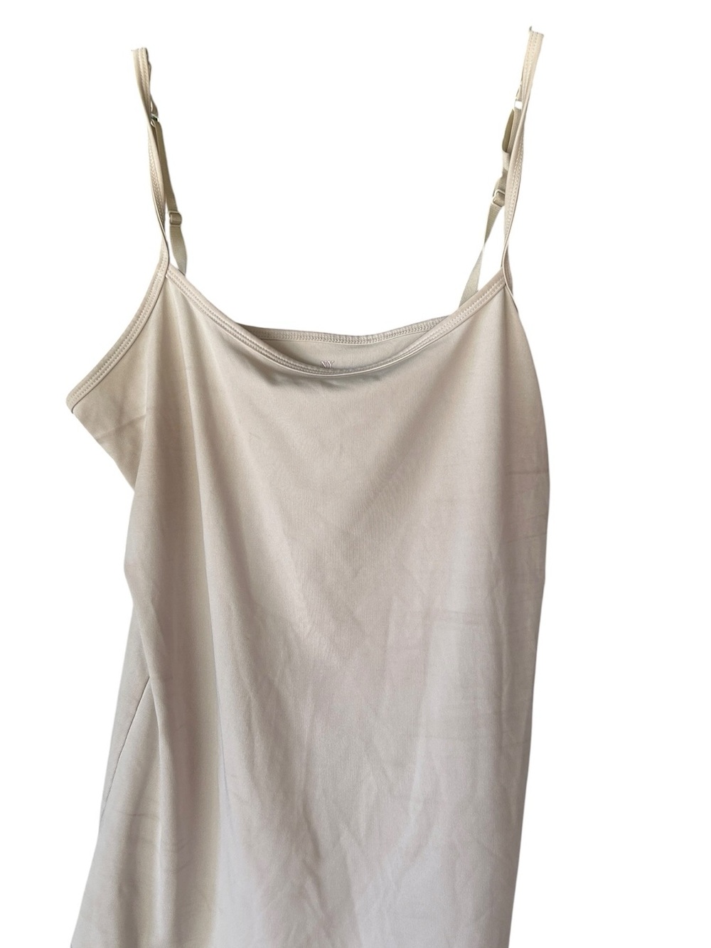 New York & Company Light Cream Adjustable-Strap Cami medium